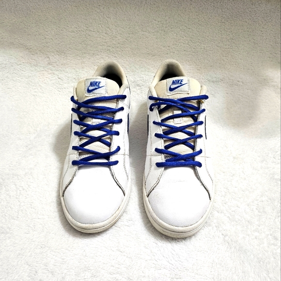 Nike Court Royale 2 Low Men’s Athletic Casual Shoes size 9 white/blue - Picture 3 of 9